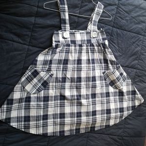 LIKE NEW ANTHROPOLOGIE (AQUA) JUMPER DRESS